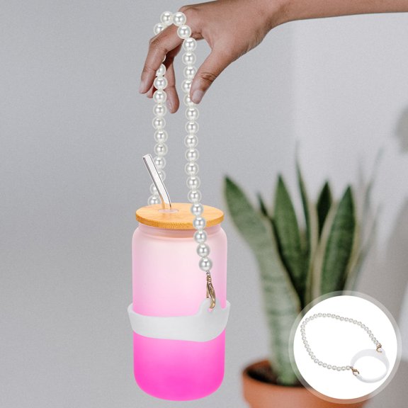 Soimiss White Bottle Carrier Strap for Kitchen Use Portable Wear Resistant Design
