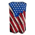 thumbnail image 5 of USSUMA Womens Summer Tops Long Flowy Swing Tank T-Shirts for Women Trendy 4th of July American Flag Womens Blouses and Tops Dressy Sleeveless V Neck Tunic Plus Size Shirts for Women, 5 of 5