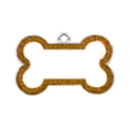 thumbnail image 1 of Dog Tags - Stainless Steel with Glittery Bone Design - Engraved for Pet Identification, 1 of 2
