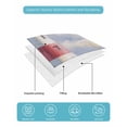 thumbnail image 5 of Beach Lighthouse Twin XL Size Down Alternative Comforter, Lightweight Comforter Quilt Bedding Set with Pillow Shams Coastal Ocean Ship Sky Oil Painting All Seasons Bed Comforter Duvet Insert 68"x98", 5 of 7