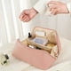 thumbnail image 4 of Bolsa de lavado y maquillaje sensorial de alta gama con gran capacidad de almacenamiento, almohada de PU y bolsa de maquillaje., 4 of 4
