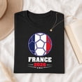 thumbnail image 3 of Jollimate France Soccer T-Shirt, France Fan Girl Shirt, Football Fan Gift, Soccer Lover Gift, 3 of 6