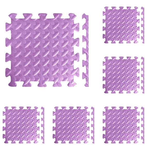 AKEGAMN Clearance! Mat Anti Protective Puzzle EVA Floor Tiles With Edges Gym Flooring Mats Non Slip Rubber Cushion For Underlay Home Gym Flooring: Made from dense, high-quality EVA , our puzzle mats