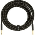 thumbnail image 1 of Cable de instrumentos Fender Deluxe de 25 pies en línea recta, negro, 1 of 3