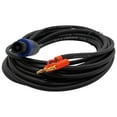 thumbnail image 3 of Rockville RSB16 20 Foot Speakon to Banana Speaker Cable, 16 Gauge, 100% Copper!, 3 of 6
