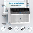 thumbnail image 2 of Eastvita 8000 BTU Window Air Conditioner with 6 Modes/WiFi Control/41dB Quiet Operation, 2 of 6