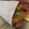 thumbnail image 5 of Ambesonne Colorful Place Mats Set of 4, Grid Mosaic Geometric, Standard Size, Brown and Marigold, 5 of 6