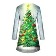 thumbnail image 4 of FAVIPT 2024 Christmas Dress Glitter Christmas Trees Dresses for Women Elegant Plus Size Casual T Shirt Dresses Fall Loose Flowy Swing Tunic Dress, 4 of 4