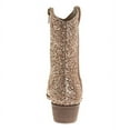 thumbnail image 4 of Kensie Girl Glittery Western Boots. (Little Kids Big Kids), Rose Gold Glitter, 12, 4 of 7