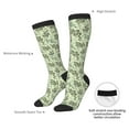 thumbnail image 4 of Naloa Green Snake Thigh High Socks Extra Long Stretchy Sock Women Over Knee High Opaque Stocking Daily Wear, 4 of 6