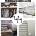 thumbnail image 5 of Magnético, Ganchos magnéticos, 5 piezas de gancho magnético para refrigerador, Gancho magnético, Gancho magnético potente, Imanes superfuertes con ganchos, Gancho magnético pesado, Gancho magnético, 5 of 5