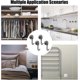 thumbnail image 5 of Ganchos magnéticos, 5 piezas de ganchos magnéticos para refrigerador, ganchos magnéticos, ganchos magnéticos potentes, imanes superfuertes con ganchos, ganchos magnéticos pesados, ganchos magnéticos, 5 of 5