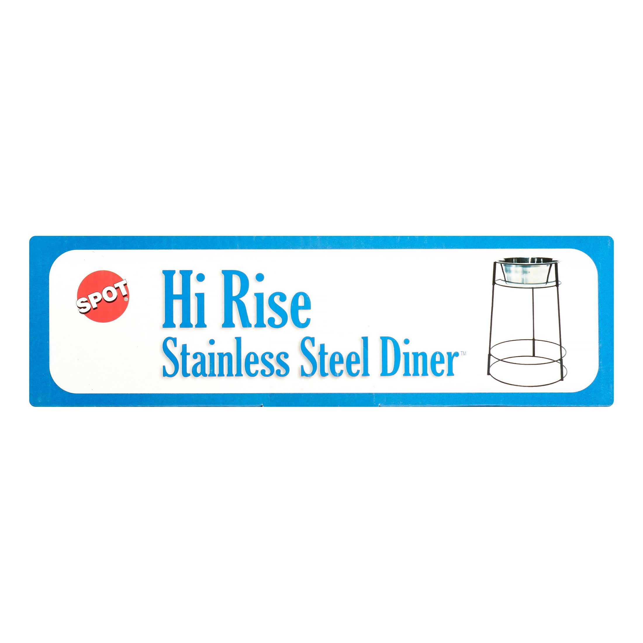 Ethical Pet Hi-Rise Single Elevated Pet Bowl, 64 Oz