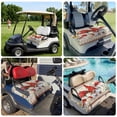 thumbnail image 6 of Golf Cart Seat Covers for 2 Seater,Red Gnomes Mushrooms Microfiber Cart Seat Towel Blanket,Spring Floral Watercolor Botanical Vintage Absorbent NonSlip Bench Seats Protector for Golf Course 51"x31", 6 of 9