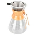 thumbnail image 1 of Pour Over Coffee Maker, Durable Accurate Control Attractive Coffee Pot  for Restaurant for Home for Coffee Shop 1000ml, 1 of 7
