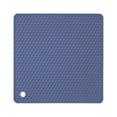 thumbnail image 1 of facefd Heats Insulation Table Mat Dish Plate Pot Pad Square Coaster Nonslip Placemat Desk Countertop Protector Kitchen Draining Gray Blue, 1 of 5