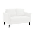 thumbnail image 3 of Naomi Home Claire Living Room Loveseat & Accent Chair, White, 3 of 6