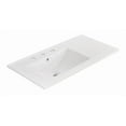 thumbnail image 2 of American Imaginations 35.5-in. W 3H8-in. Ceramic Top Set In White Color - Overflow Drain Incl. AI-29872, 2 of 9