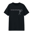 thumbnail image 1 of T-Shirt Unisexe à Manches Courtes avec Imprimé Graphique, Col Rond, pour le Confort Quotidien et un Style Décontracté avec Design Doux et Polyvalent, 1 of 3