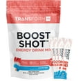 thumbnail image 6 of TransformHQ Boost Shot Powder Drink Stick Packets, Rocket Pop, 7 Pack, Energy Supplements for Women & Men, with Caffeine, Vitamin B12, B9, B6 & B3, 6 of 6