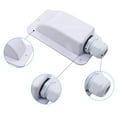 thumbnail image 3 of Almencla Panneau de Boîte d'Entrée Solaire Double Câble Adapté pour Véhicule Récréatif RV Blanc Trou Simple, 3 of 8