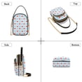 thumbnail image 3 of FORMRS Crossbody Bag for Women Quilted Travel Shoulder Cell Phone Purse with Chain Strap Handbag, Light Blue Checkered Heart, 3 of 7