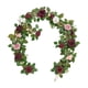 thumbnail image 1 of Matsuzay Flores artificiales elegantes de tela para bodas y fiestas, flores de de fondo para interiores o exteriores Decoración rojo, 1 of 6