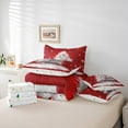 thumbnail image 6 of Manfei Red Grey Christmas Tree Twin Bedding Sets 7-Piece, Winter Snowflake Bedding Comforter Set, Teens Boys Girls Kids Reversible Sheet Sets, Microfiber Bedroom Decor, 6 of 8