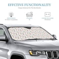 thumbnail image 2 of Bingfone Summer Floral Car Windshield Sunshade,Sun Foldable Sun Shield Sun Visor for Car - Medium, 2 of 8