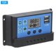 thumbnail image 2 of Controlador de carga solar LCD Dual USB PWM Regulador de panel celular con identificación automática de carga 12V 24V10A, 2 of 5