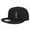 Black, variant on Decky 360 6 Panel High Profile Structured Ripstop Snapback Hat-Black