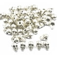 thumbnail image 1 of 50pcs Joyería De Plata Antigua Del Cráneo De La Aleación De Tíbet Que Hace Los Granos Del Espaciador perfecl Cuentas espaciadoras de calavera, 1 of 4