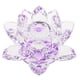 thumbnail image 5 of Adorno de flor de loto de cristal grande con caja de regalo. Púrpura, 5 of 7