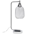 thumbnail image 6 of Elegant Designs 19" Chic Contemporary Mesh Wire Arch Desk Lamp, for Living Room, Bedroom, Office-Color:Chrome, 6 of 10