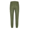 thumbnail image 4 of Dxzfnsa Mens Hiking Pants Lightweight Cargo Work Tactical Nylon Stretch Waterproof Quick Dry Fishing Travel OutdoorJoggers for Men,Green-2XL, 4 of 7