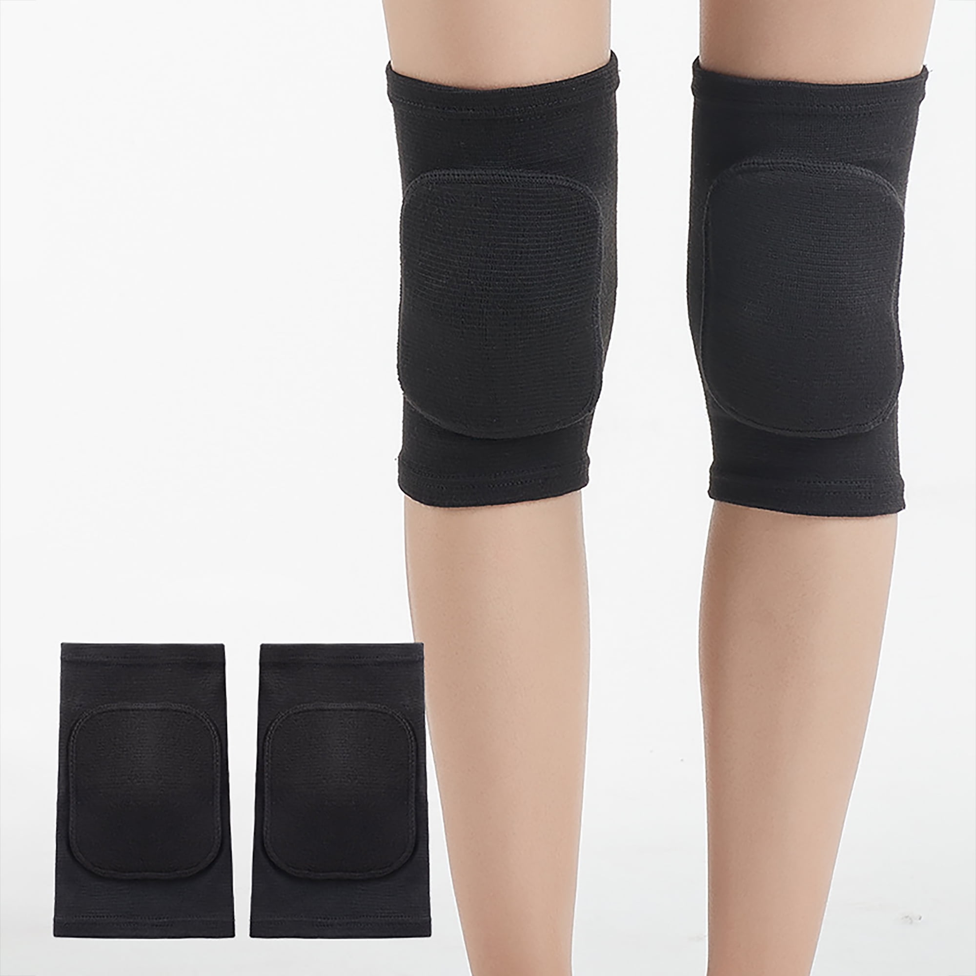1 Pair Gym Yoga Soccer Volleyball Knee Pad Sponge Dance Knee Brace 