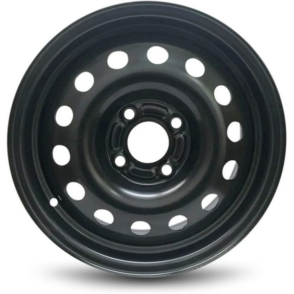 New 15x6 inch Wheel for Ford Focus (04-11) Black Painted Steel Rim