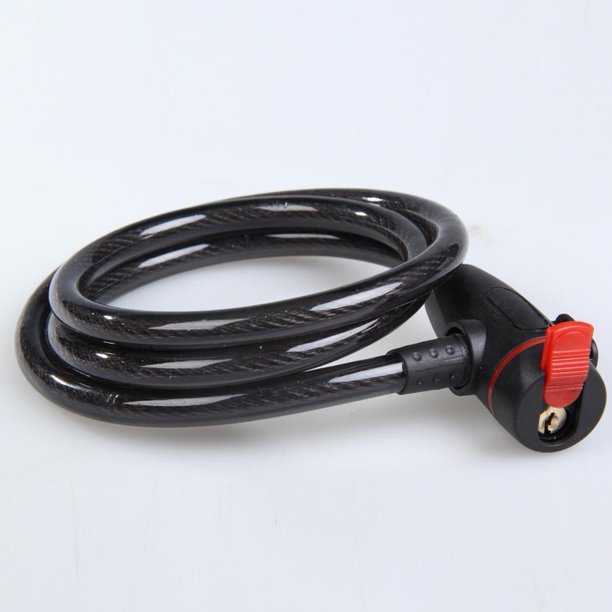 Cable de bobina de acero antirrobo universal Candado de bicicleta Candado de motocicleta con llave