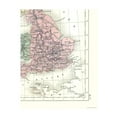 thumbnail image 4 of Historic Map - British Isles Political - Cortambert 1880 - 23 x 29.74 - Vintage Wall Art, 4 of 5
