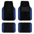 thumbnail image 5 of FH Group Car Seat Covers Set for Auto 4 Headrests Black Blue with Carpet Floor Mat, 5 of 5