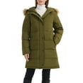 thumbnail image 1 of Orolay Women's Down Puffer Coat Winter Jacket with Adjustable Hood Armygreen XL, 1 of 5