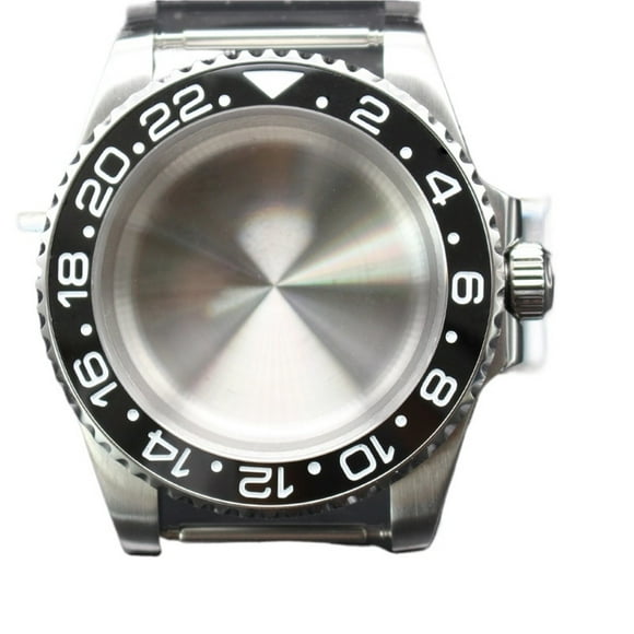 WAMGQ 40mm Steel Dive Watch Case Sapphire Crystal Waterproof Fit For Seiko NH35 NH36