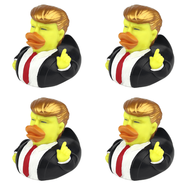 Novedad Trump Pato Goma Baño para Bebé Patitos (espalda Resbaladiza)