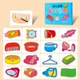 thumbnail image 1 of Juguetes Educativos de aprendizaje Montessori para niños, juego de combinación de colores, rompecabezas 3D, juego de mesa interactivo, juguetes para niños de 3 a 6 años Fivean unisex, 1 of 2
