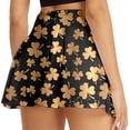 thumbnail image 6 of DHFJKG Womens Athletic Skorts For Running Tennis Clover Print Workout Mini Skirt With Built In Shorts Comfortable Activewear Versatile Skirt, 6 of 7