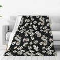 thumbnail image 1 of Balery Daisies Flowers Manta de Felpa Suave y Acogedora – Cobija de Franela Aterciopelada para Cama, Lavable y Cálida para Sofá, Mascotas, Transpirable-40"x30", 1 of 7