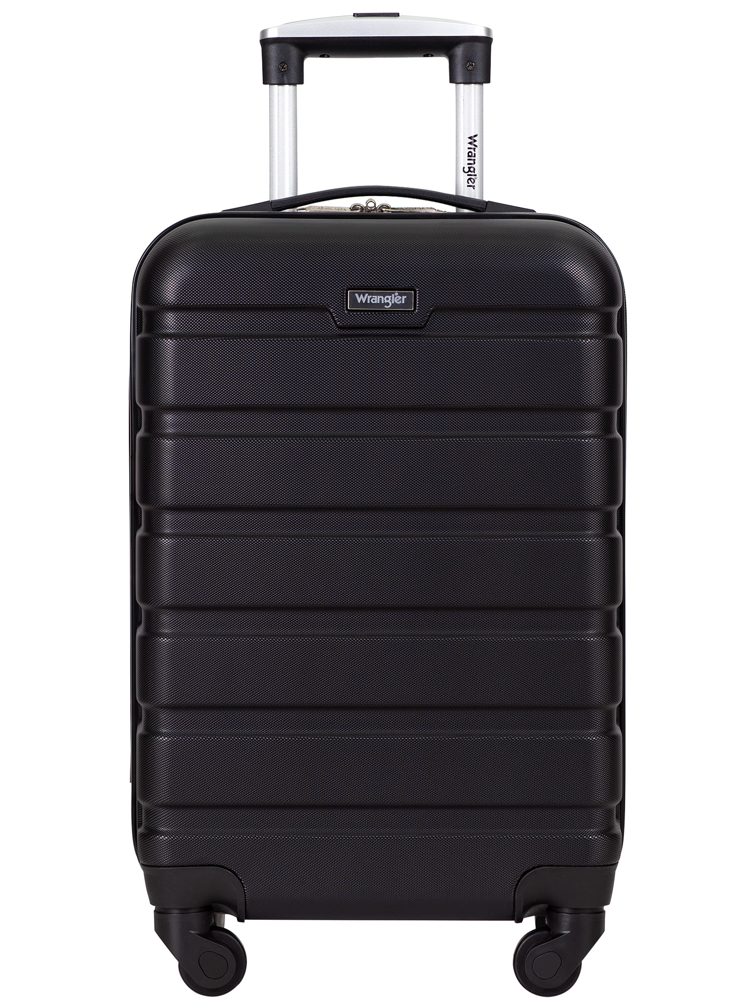 Wrangler 20” Carry-on Rolling Hardside Spinner Luggage Black - image 3 of 8