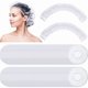 thumbnail image 1 of wonima11 2000 Pcs Disposable Shower Caps Bulk 18.2 Plastic Clear Hair Caps Elastic Large Thick Waterproof Bath Covers for Women Hair Care Cleaning Supplies Spa Hotel Salon Home Travel Accessories, 1 of 1