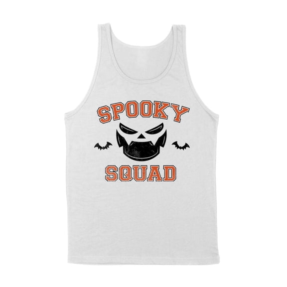 Spooky Squad Tank Top Unisex Large White