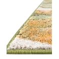 thumbnail image 6 of Unique Loom Haerfest Collection Area Rug - Sumatra (5' 3" Square Green/Ivory), 6 of 7